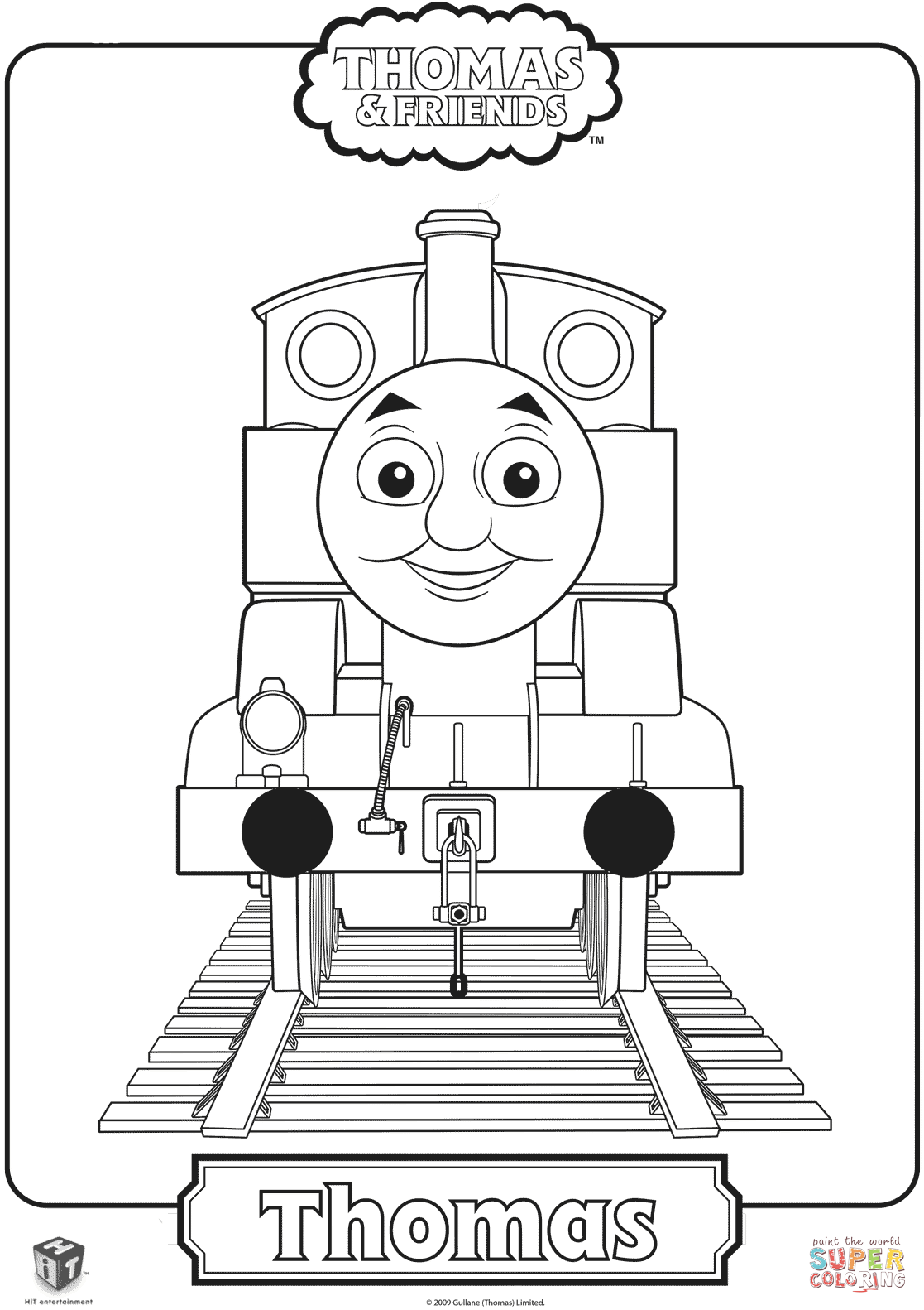 thomas and friends coloring pages