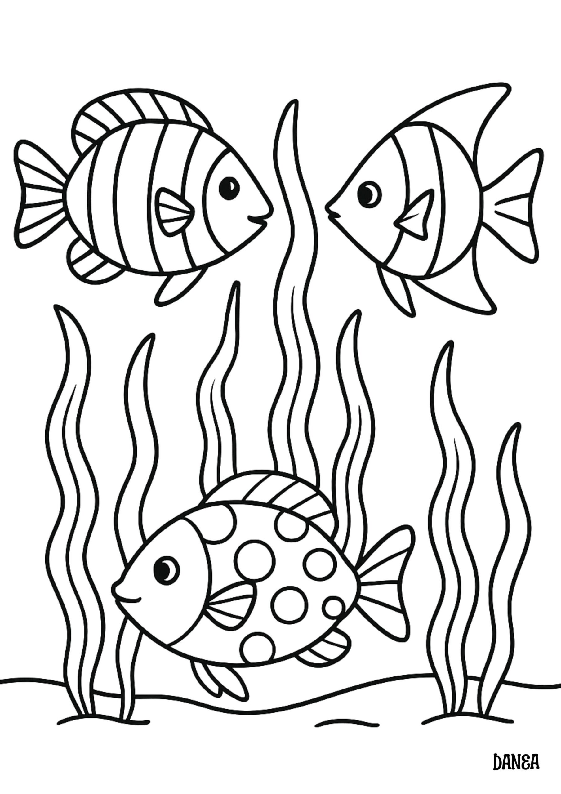 coloring pictures of fishes