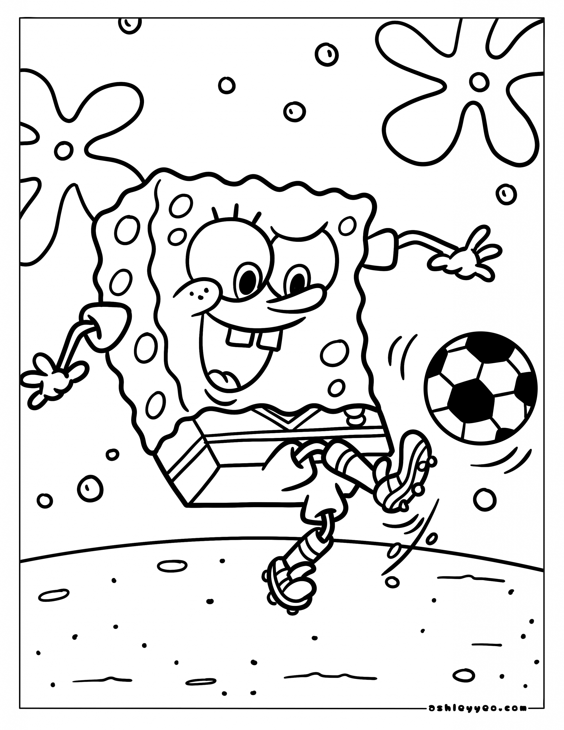 spongebob coloring sheets to print