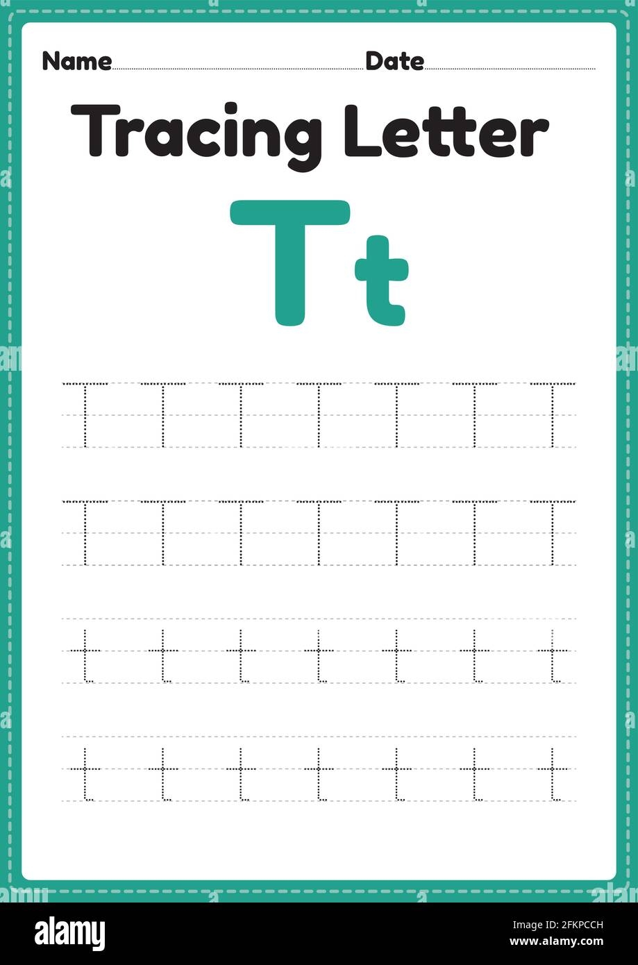 letter t practice worksheet