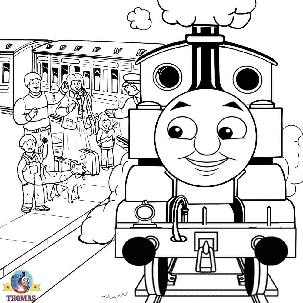 Train Thomas The Tank Engine Friends Free Online Games And Toys For Kids The Train Engine Thomas Tank Coloring Pictures Printable