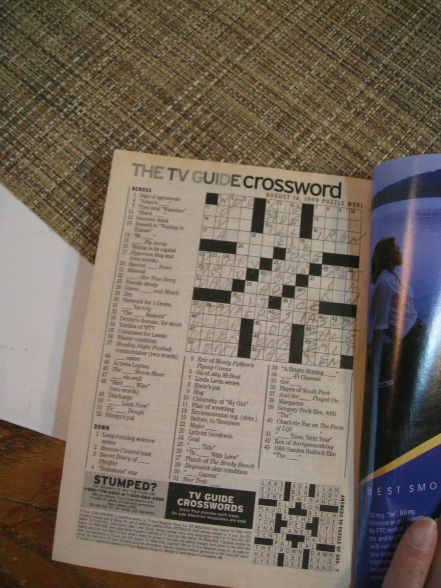tv guide magazine crosswords tv guide magazine crosswords