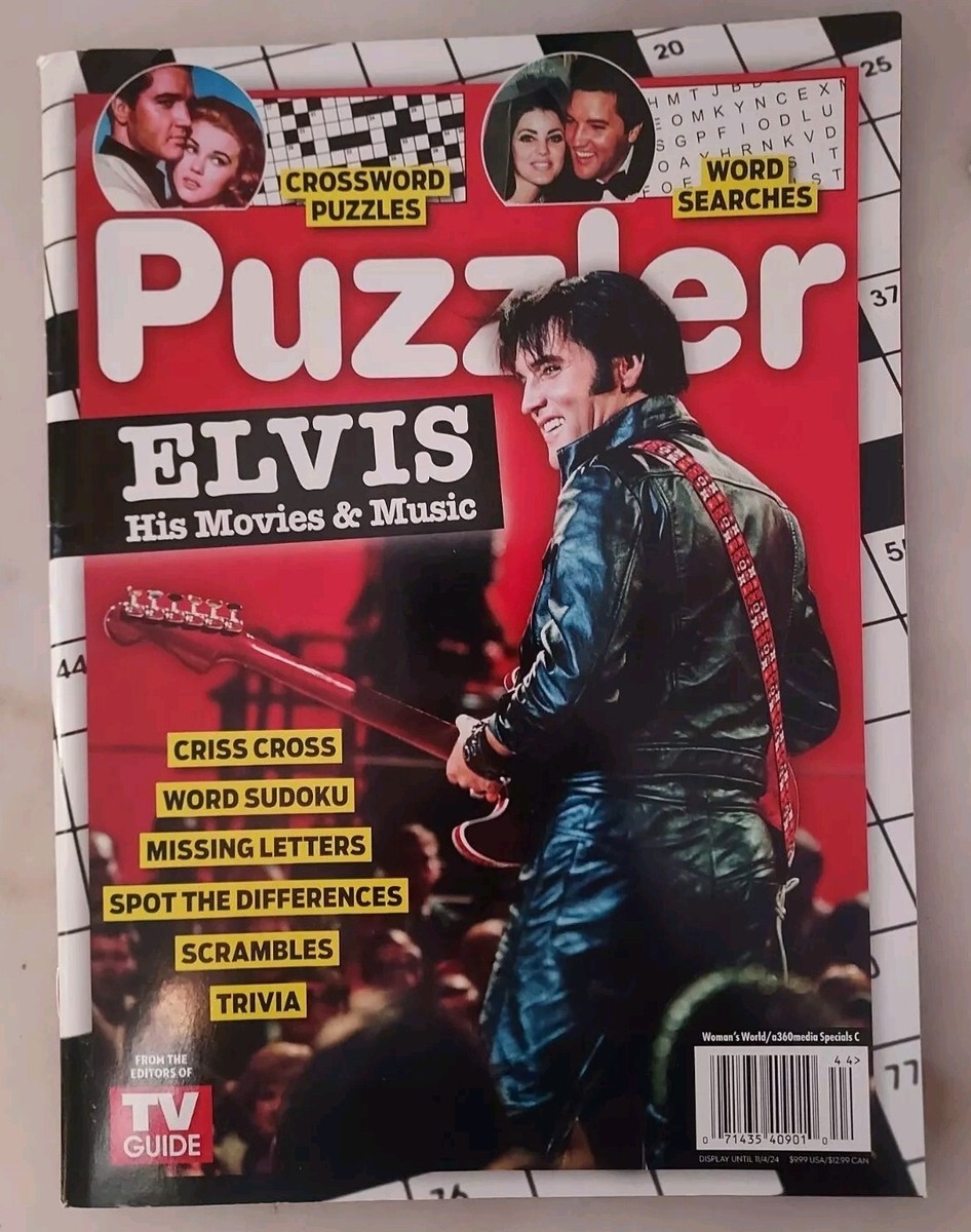 TV Guide Magazine Puzzle Book Elvis His Movies Music Crosswords Trivia Sudoku EBay TV Guide Magazine Puzzle Book Elvis His Movies Music Crosswords Trivia Sudoku EBay
