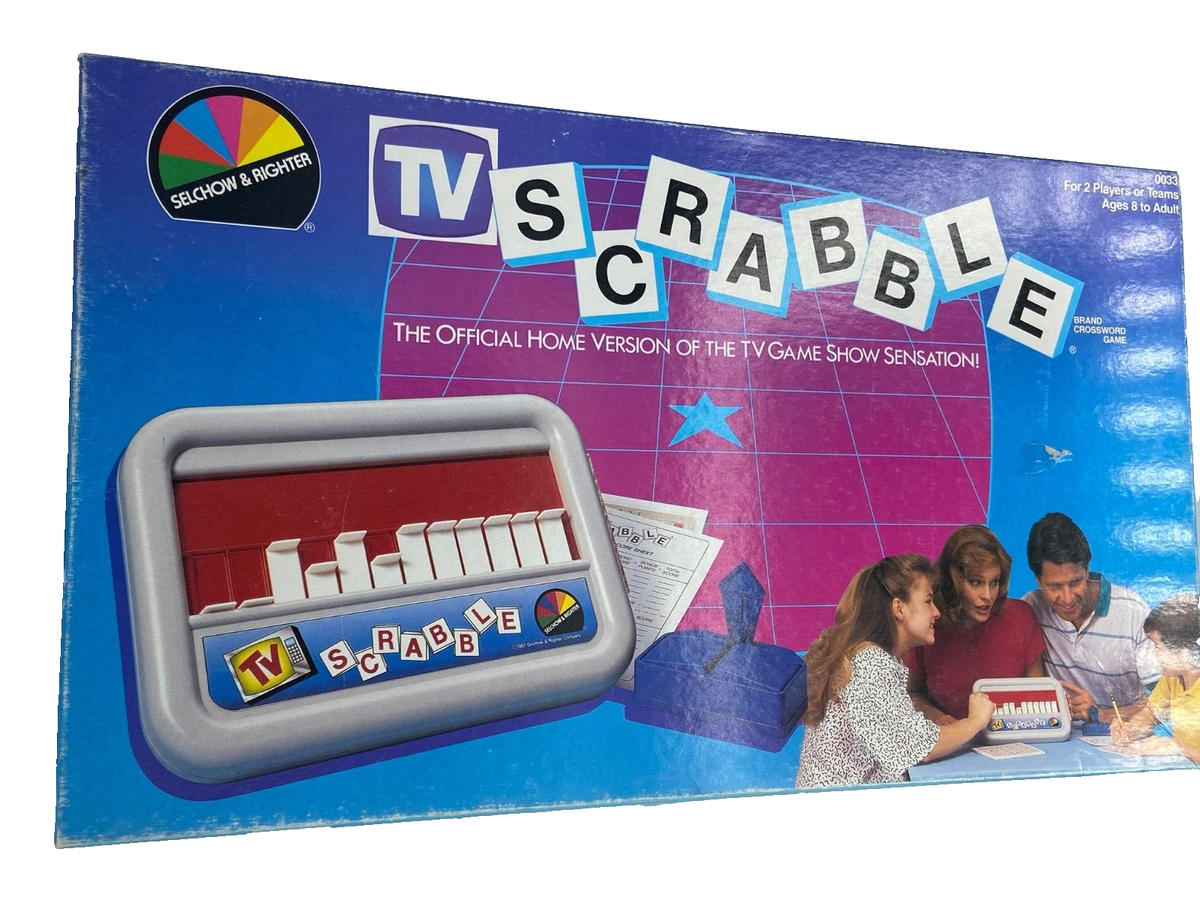 TV Scrabble The Official Home Version Of The TV Game Show Sensation Vintage EBay
