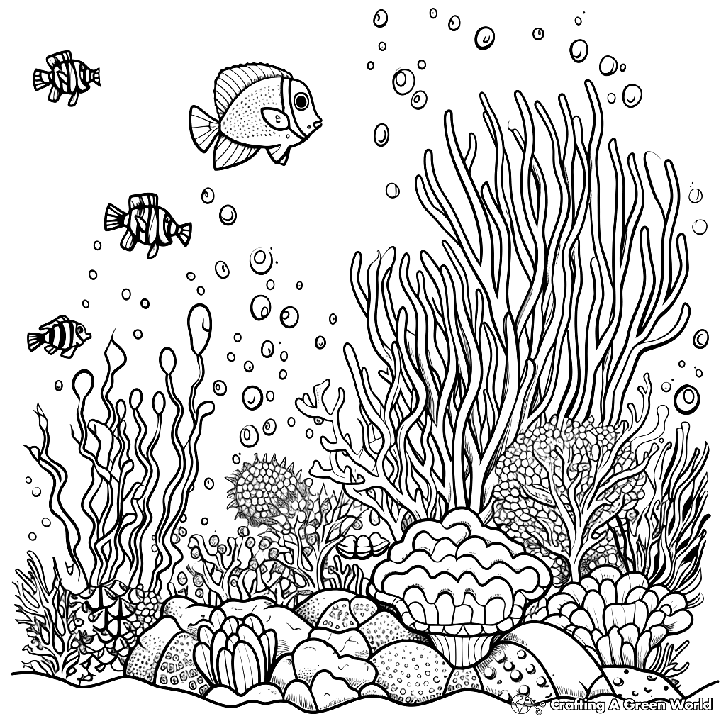 Under The Sea Coloring Pages Free Printable Under The Sea Coloring Pages Free Printable