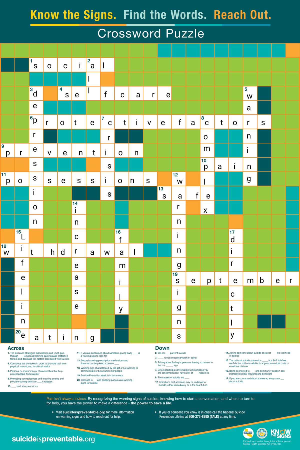 warning sign crossword clue