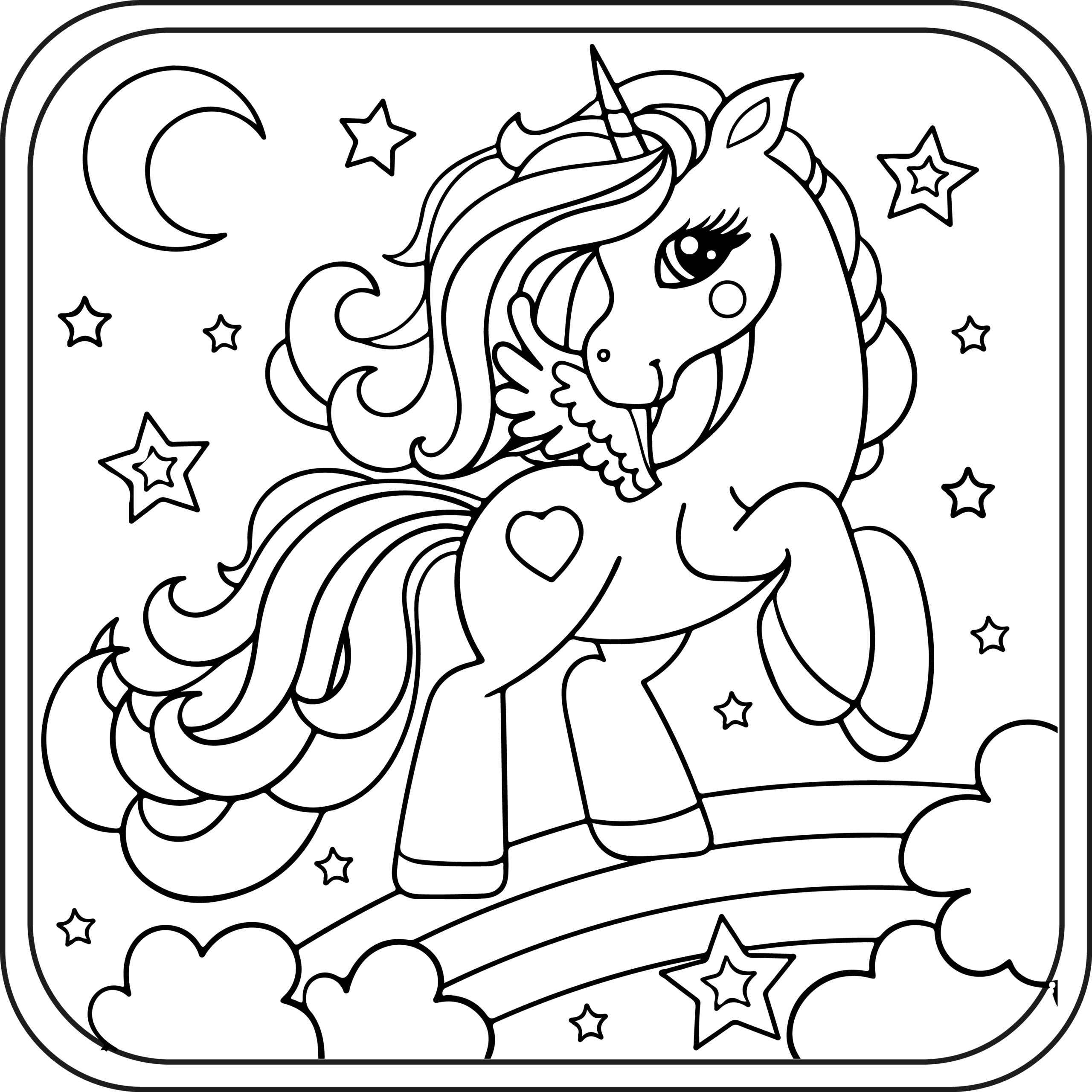 Unicorn Coloring Pages Preschool Kindergarten First Grade Made By Teachers Unicorn Coloring Pages Preschool Kindergarten First Grade Made By Teachers