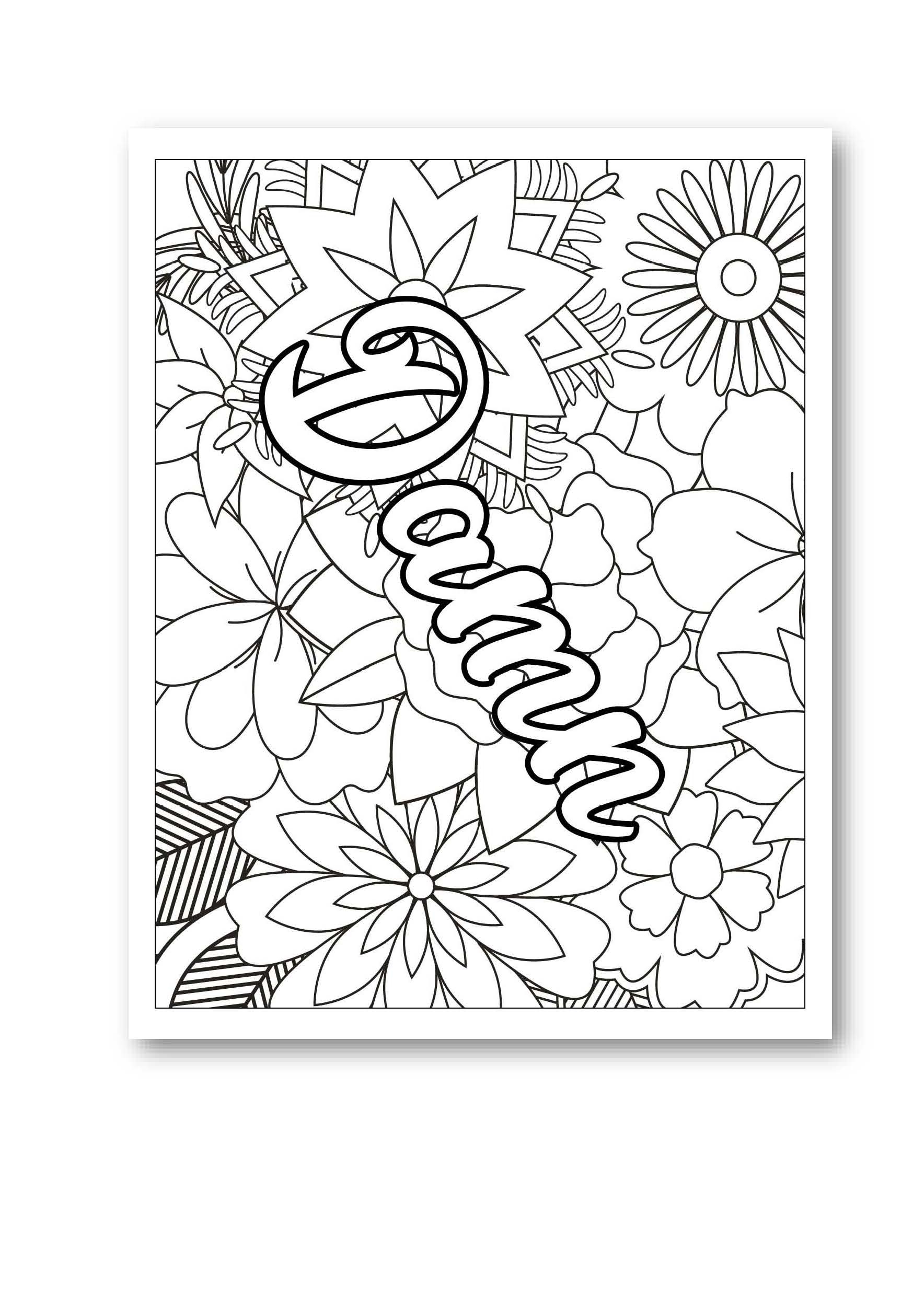 swear word coloring pages