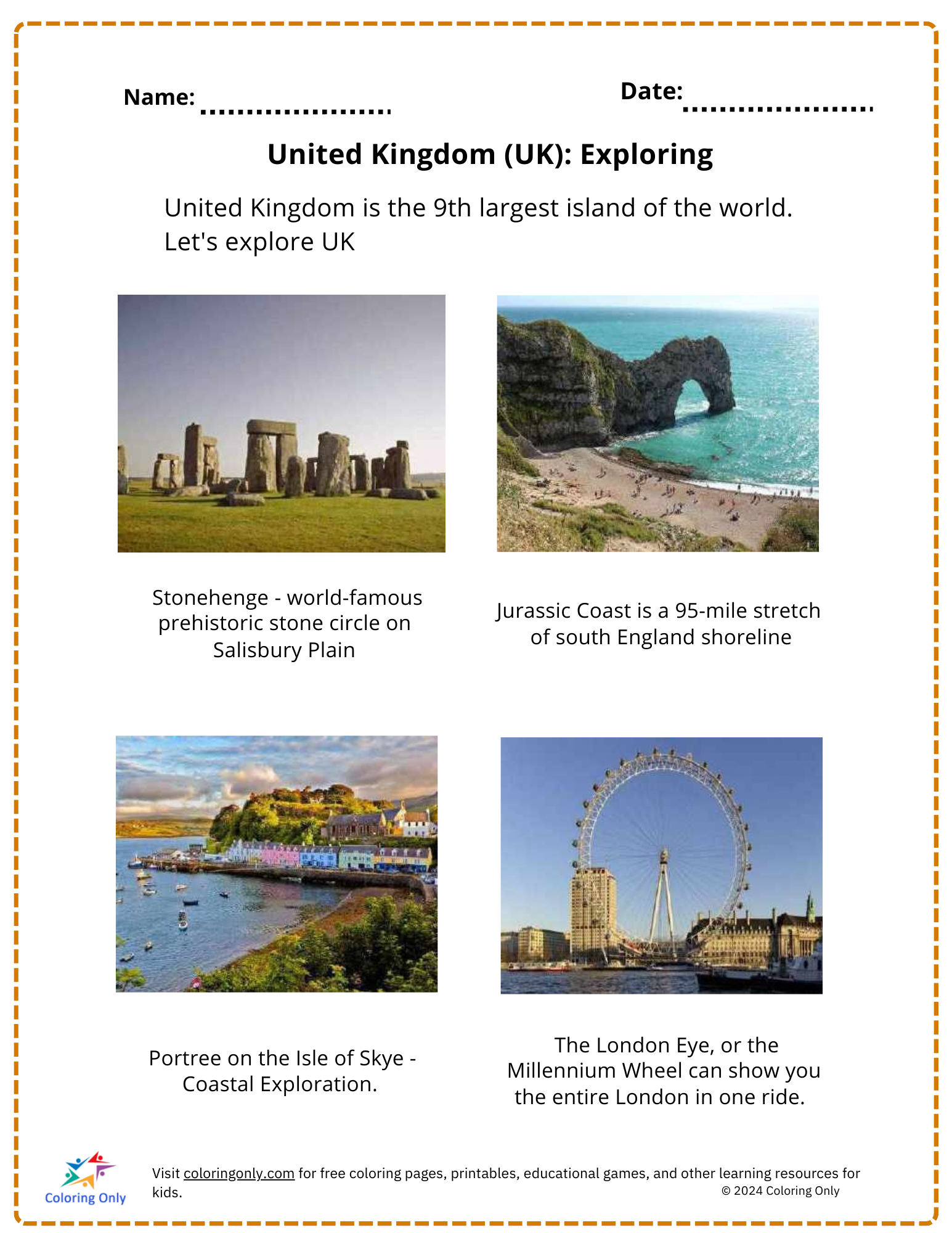 worksheets printable uk