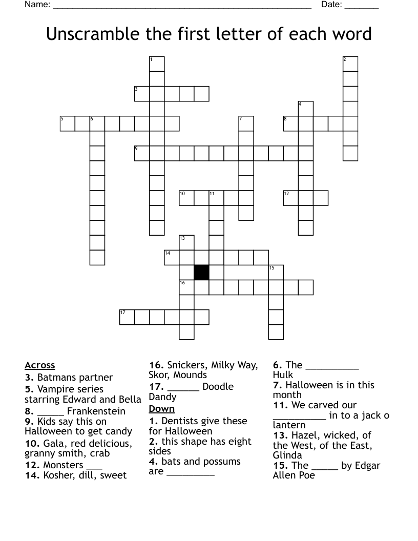 gala crossword clue