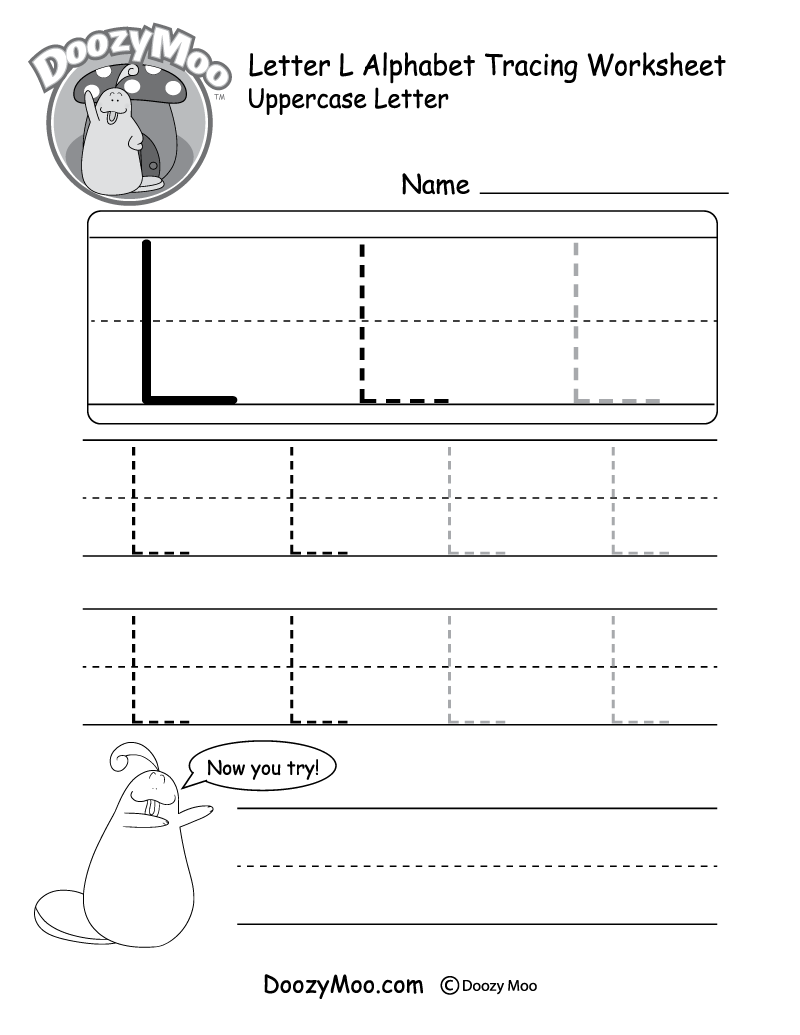 preschool worksheets letter l