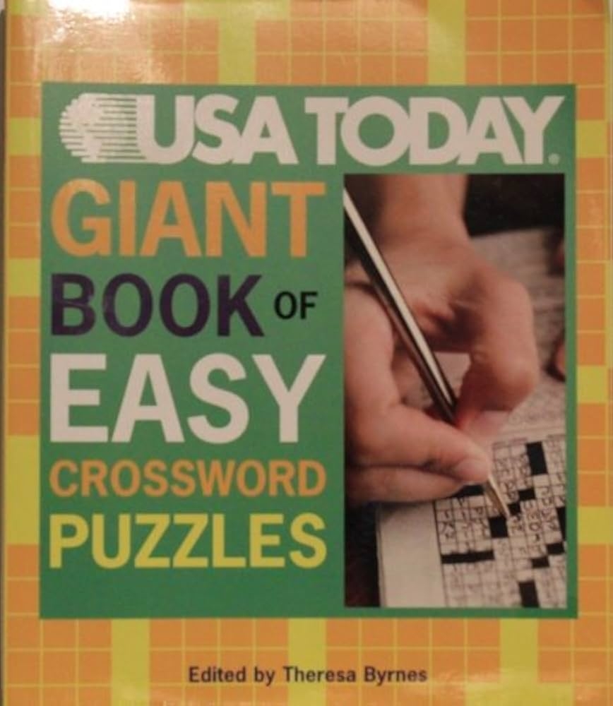 USA TODAY Giant Book Of Easy Book Of Easy Crossword Puzzles Theresa Byrnes 9781402749964 Amazon Books USA TODAY Giant Book Of Easy Book Of Easy Crossword Puzzles Theresa Byrnes 9781402749964 Amazon Books