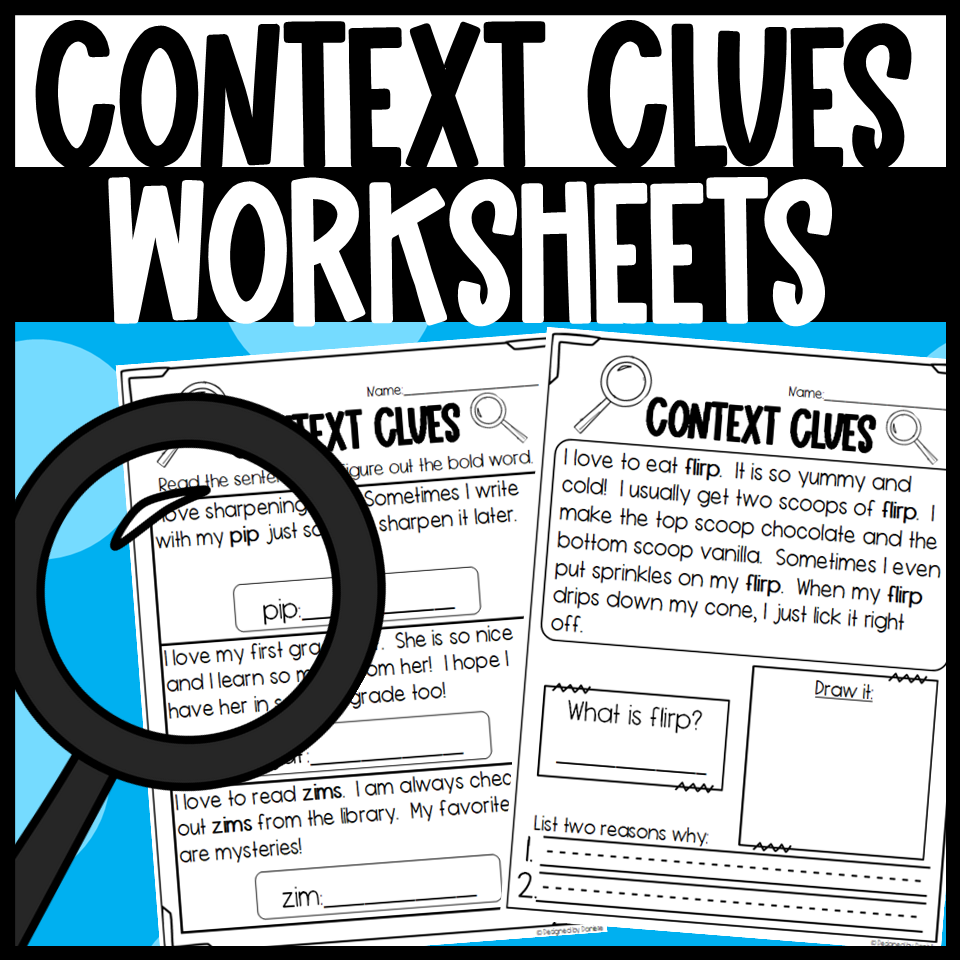 context clues activity sheets