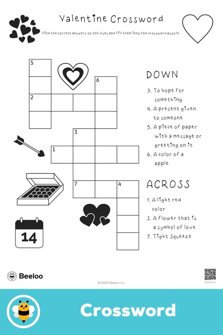 Valentine Crossword