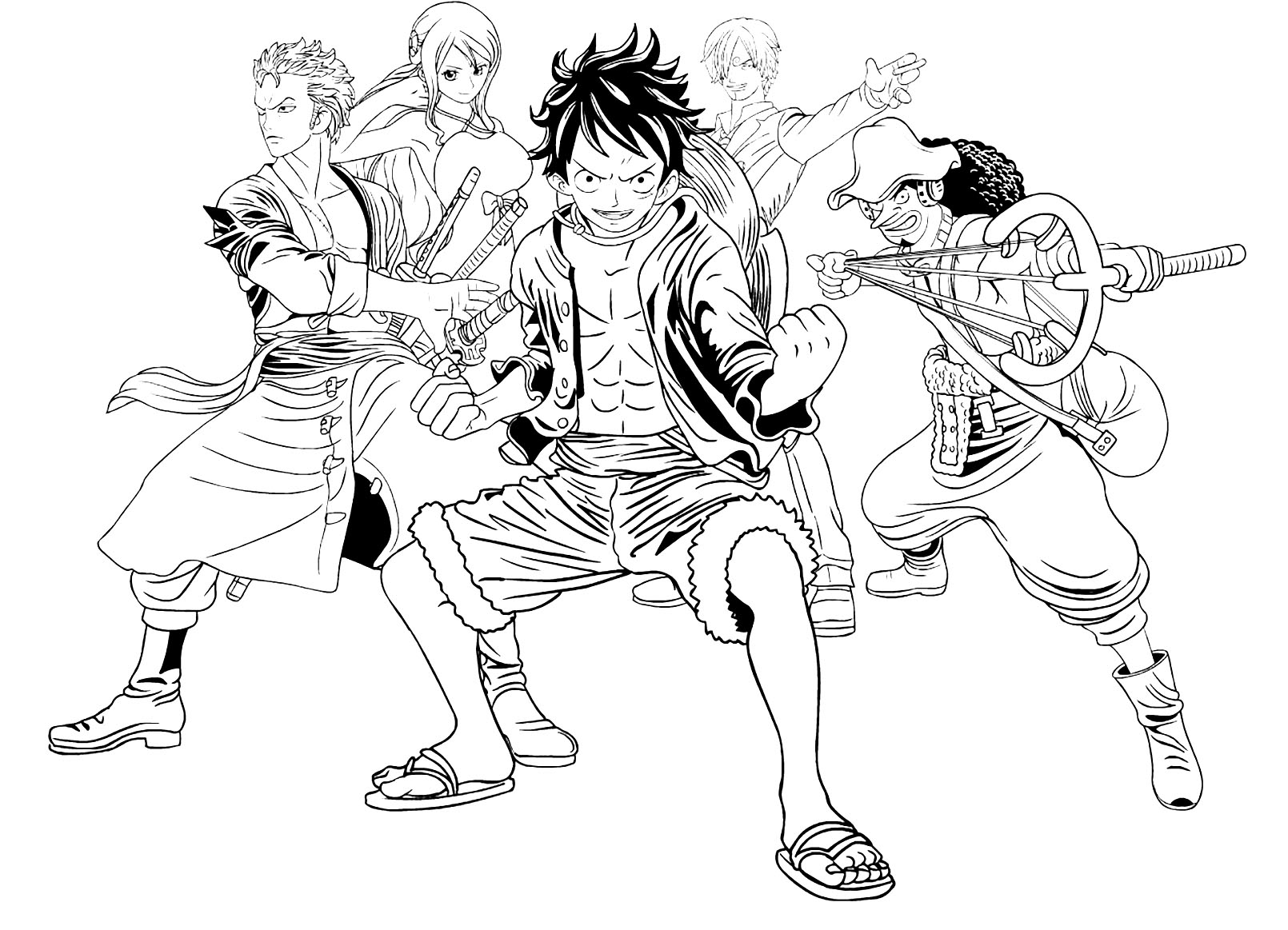 one piece coloring pages