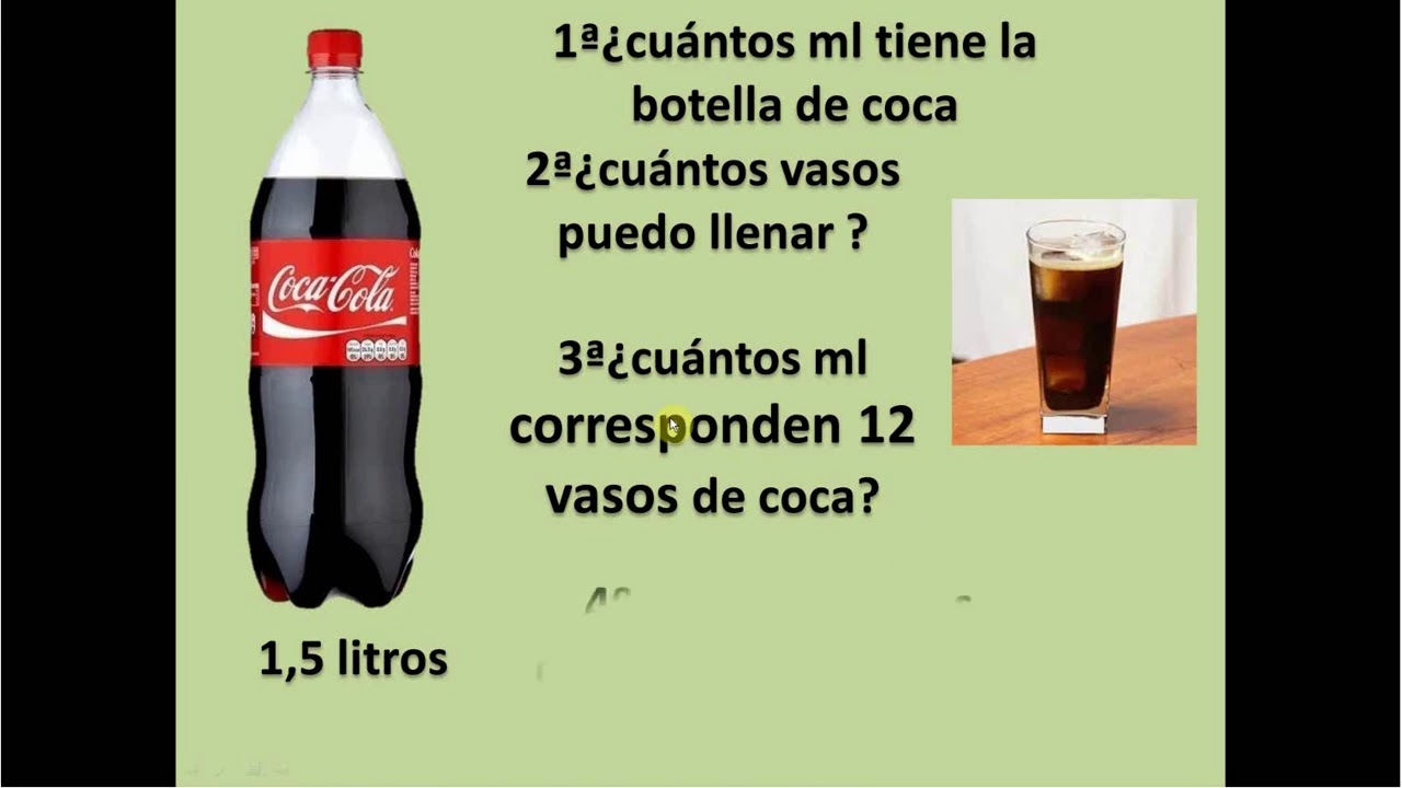 cuantos vasos tiene un litro