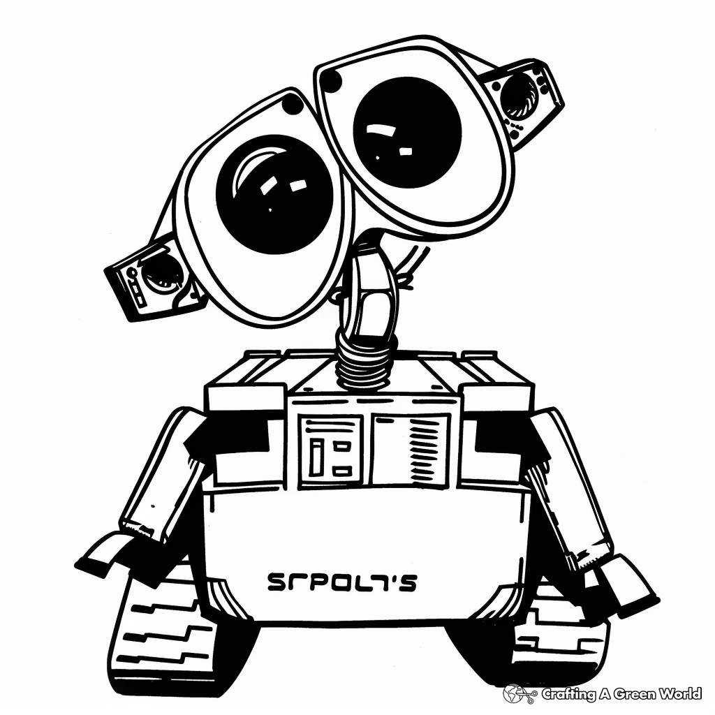 Wall E Coloring Pages Free Printable Wall E Coloring Pages Free Printable