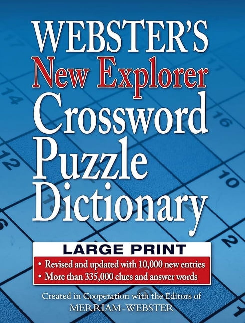 Webster s New Explorer Crossword Puzzle Dictionary Third Edition Large Print Edition Hardcover Walmart