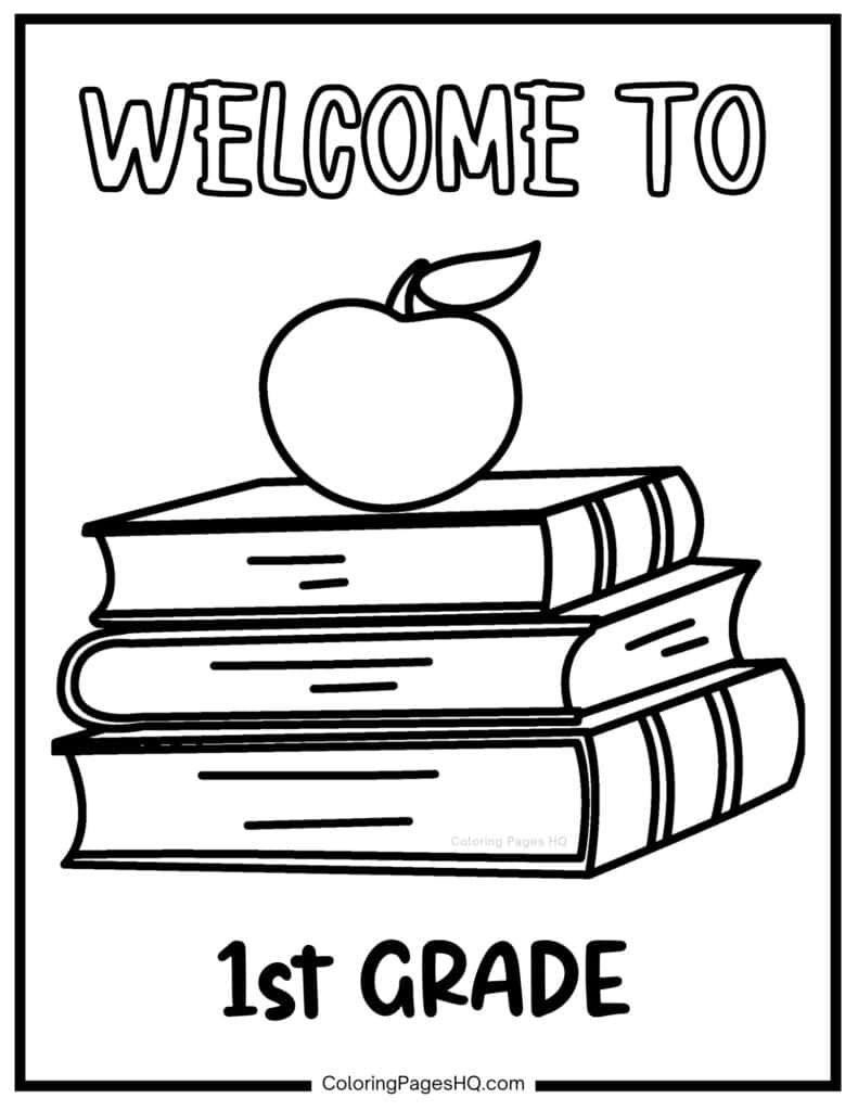 Welcome To School By Grade Coloring Pages Free PDF Printables Coloring Pages HQ Welcome To School By Grade Coloring Pages Free PDF Printables Coloring Pages HQ