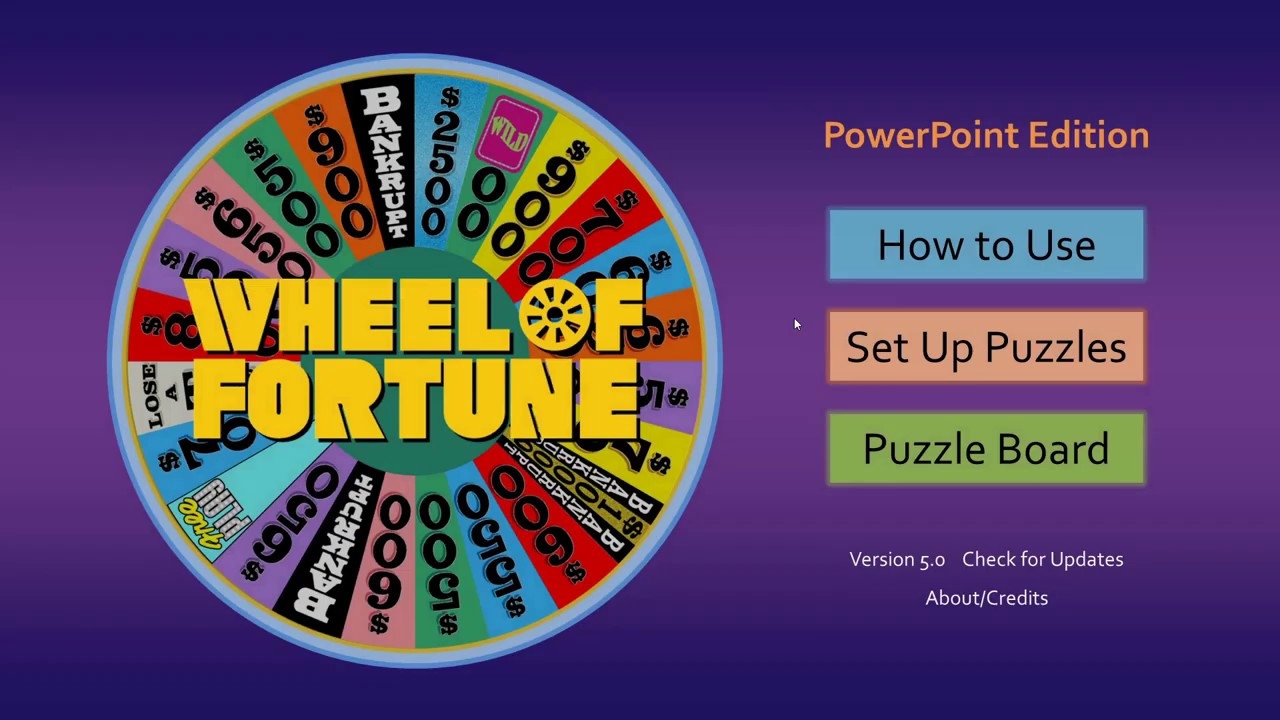 Wheel Of Fortune For PowerPoint Games By Tim YouTube
