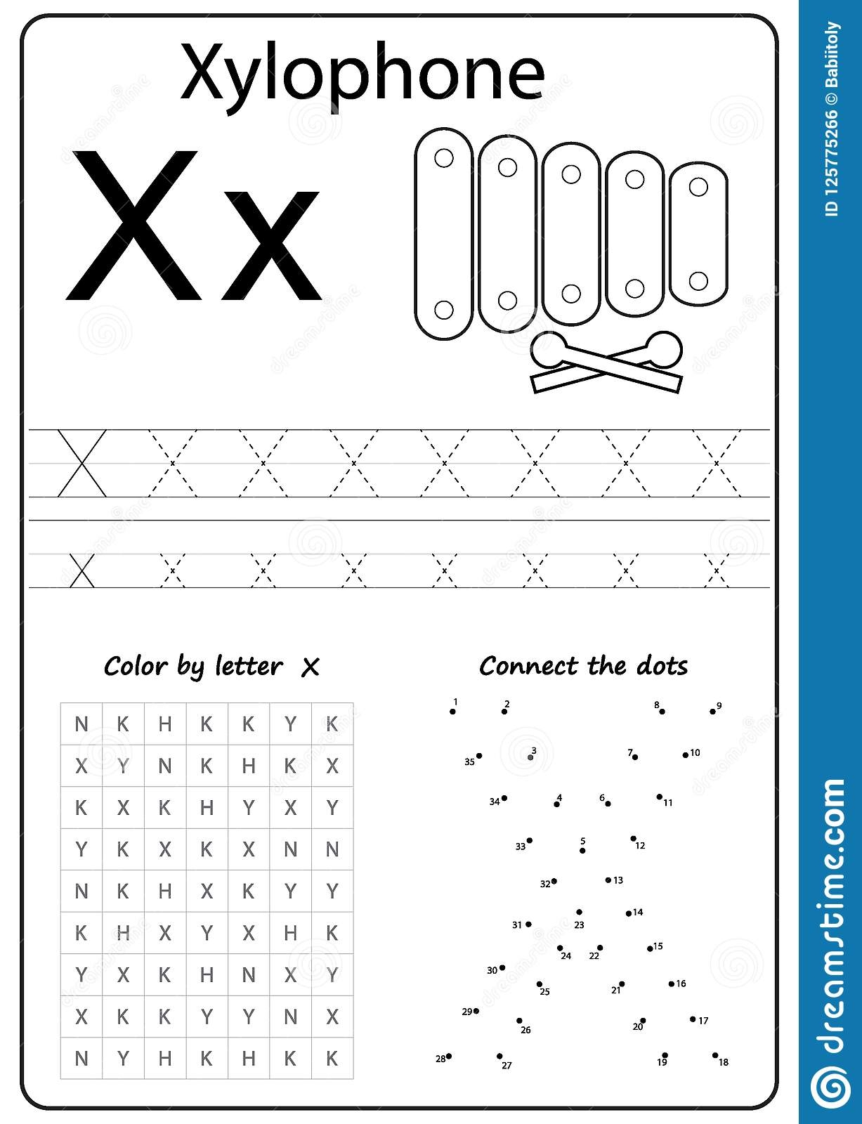 Worksheet Letter X Worksheet Letter X