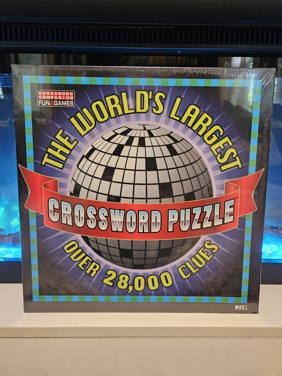 World s Largest Crossword Puzzle 28 000 Clues 91 000 Squares 7 By 7 New Sealed EBay World s Largest Crossword Puzzle 28 000 Clues 91 000 Squares 7 By 7 New Sealed EBay