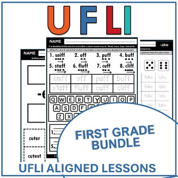 Year Long Bundle First Grade Phonics Worksheets Aligns With All First 