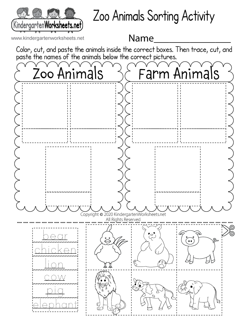 online worksheets for kindergarten